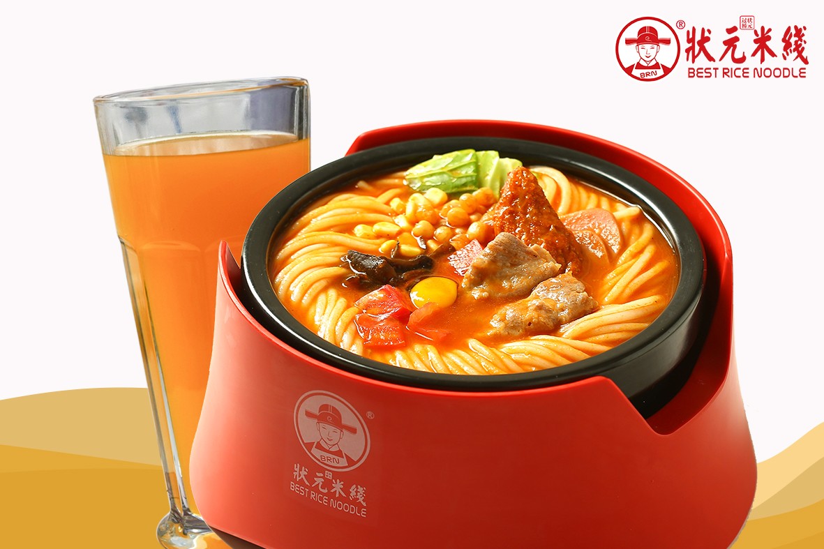 狀元米線創(chuàng)業(yè)好項目，專注餐飲連鎖18年，總部全程扶持無需餐飲經(jīng)驗！#餐飲加盟#米線加盟#狀元米線